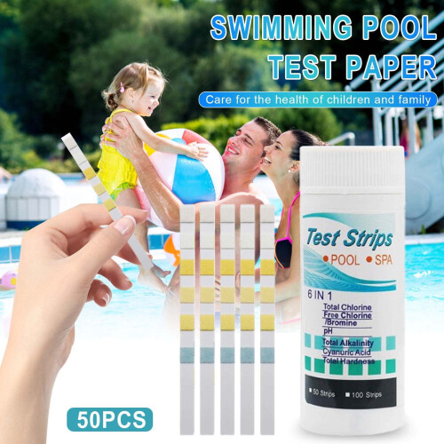 Pool and Spa Test Strips 6-in-1 Kit 50 Count 1