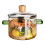 Borosilicate Glass Saucepan with Lid 1.5L 1