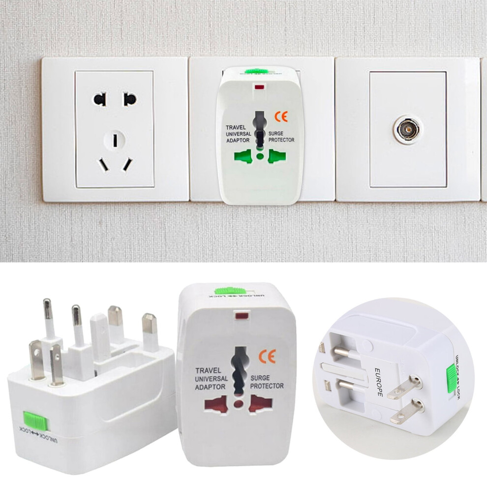 Universal Travel Adapter For Uk And Eu Plugs 962029522324