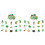 Cupcakeversieringen voor St. Patrick's Day, groen, 2 stuks 1