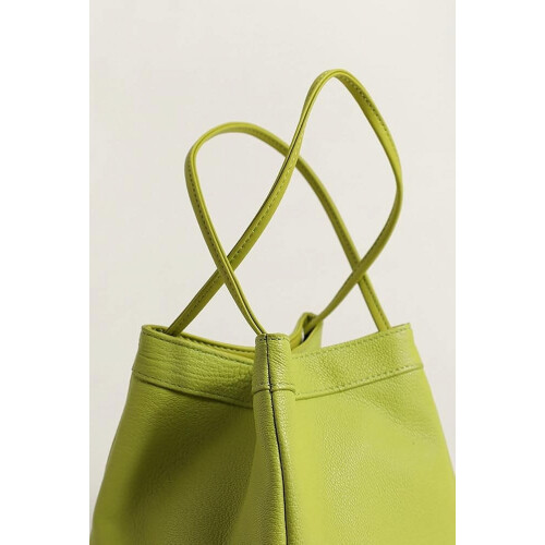 Borsa a secchiello quadrata da donna in pelle (1 pezzo) 2
