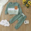 Conjunto de roupa infantil para menino, 2 peças, verde, manga comprida, patchwork. 2