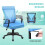Ergonominen verkkotuoli ristiselän tuella ja 5