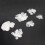 Poppengewrichten, plastic skeletaccessoires, 120 stuks 6