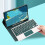 Tastaturdeksel til Samsung Galaxy Tab S9FE 10,9 tommer svart 3