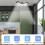 LED garagelampe med justerbare paneler E27 1 stk. 8