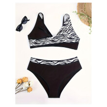 Tacar Bikini Prionta Séabra do Mhná Tras-Aghaidh Ard-Choim
