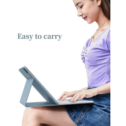 Bakbelyst tastaturdeksel til Galaxy Tab A9+ 11 tommer 2