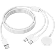 Magnetická nabíjačka Apple Watch USB-C 3-v-1 kábel 1,8 m