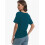 Dame Casual Dolman T-skjorte med båthals og rysjer 6