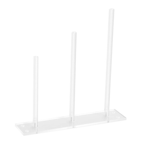 Soporte acrílico para coleteros y gomas para el cabello. 2