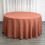 Rund duk i terrakotta i polyester, 120 tommer 3