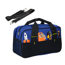 Sac à outils de 14 pouces pour hommes, à large ouverture et fermeture éclair