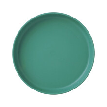 Piatto rotondo di colore brillante per ossa, ideale per la cucina di casa.