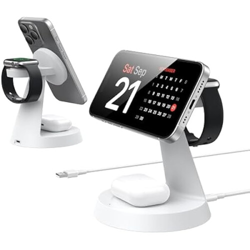 FU1999Ασύρματη βάση φόρτισης για iPhone, AirPods, iWatch