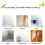 Decorazione murale a forma di farfalla dorata, 3D, 72 pezzi, 3 misure 6