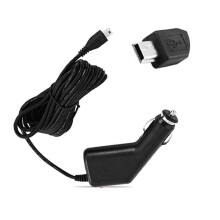 QenASHaing 12V-24V mini USB-laddare för dashcam, 3 meter kabel