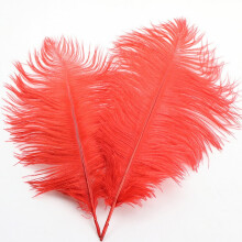 Plumas decorativas de penas de avestruz, 30-35 cm