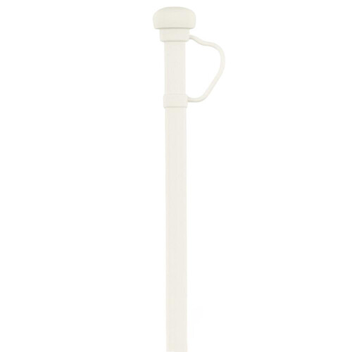 Silicone Reusable Drinking Straw with Cap, 1 pc 1