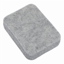 Nålefiltpude grå svamp 4,65 x 3,35 tommer