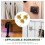 Crochets muraux en résine dorée pour la décoration intérieure (lot de 3) 6