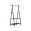 Freestanding Coat Rack with 2 Shelves and Corner Design 2