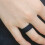 Silikonfingerring med däckmönster Grön Storlek 10 8