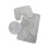 Ensemble de tapis de bain antidérapant gris en relief, 3 pièces 2