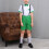 Costume d'été décontracté pour garçon avec nœud papillon vert, taille 11-12 ans 4