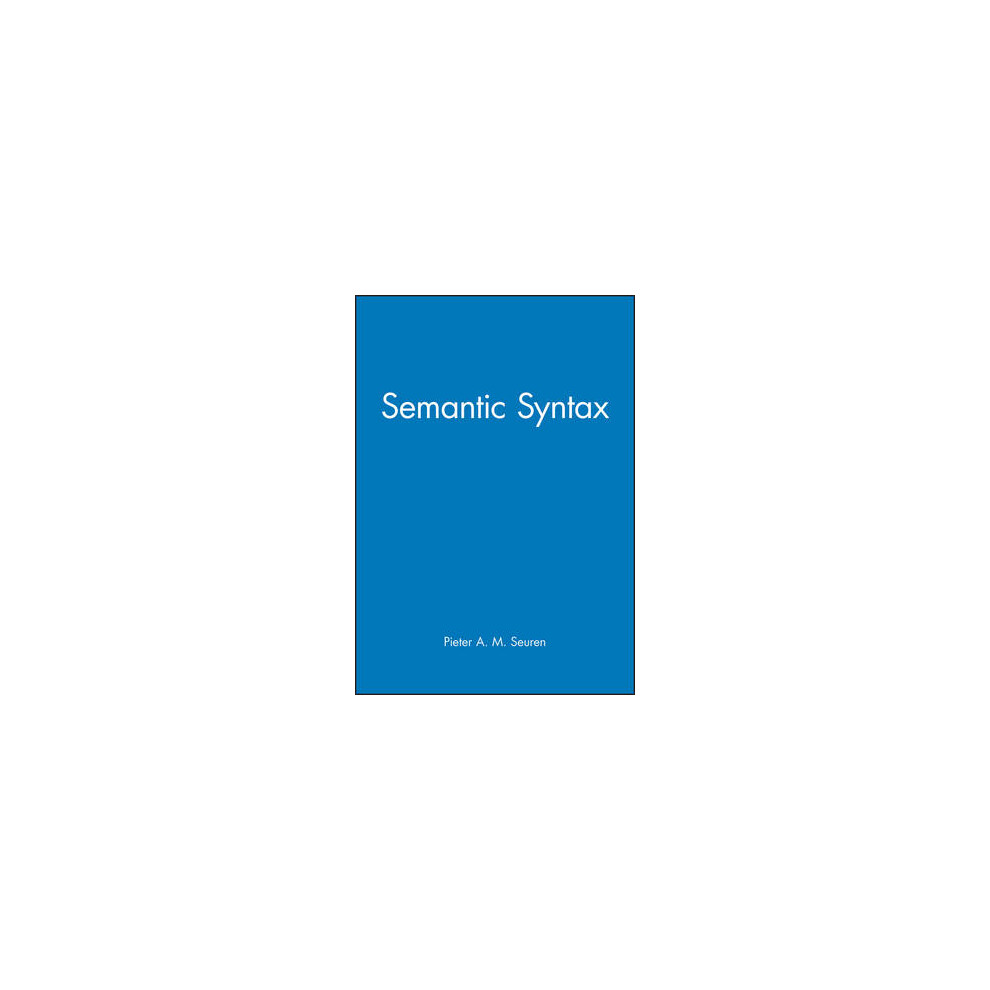 Semantic Syntax