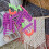 Paarse plastic hoed trui knutselset (1 set) 8