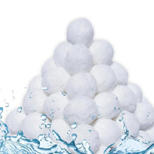 1.54 Lbs Pool Filter Balls,Filter Balls for Swimming Pool Sand Filters, and Reusable,for 50 Lbs Pool Filter