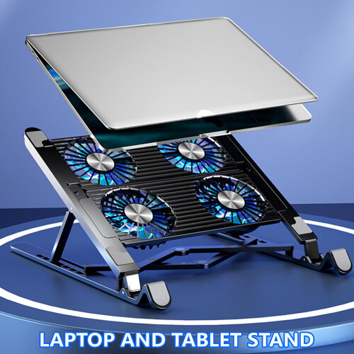 Kunststof LED-koelpad voor gaminglaptops met ventilator 1