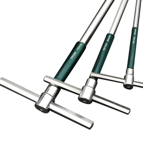 T-type unbrako topnøgle i kulstofstål 6mm-19mm 1