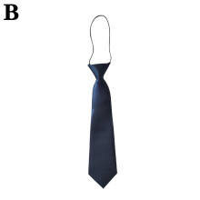 Boys satin elastic neck tie for weddings and christenings