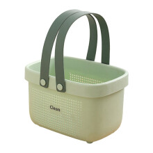 Portable shower caddy plastic storage basket 1 piece