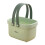 Portable shower caddy plastic storage basket 1 piece 1