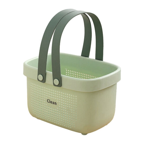 Portable shower caddy plastic storage basket 1 piece