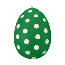 Œuf de Pâques gonflable vert pour décoration extérieure