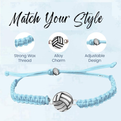 Volleybollarmband justerbart unisex 1 styck 1
