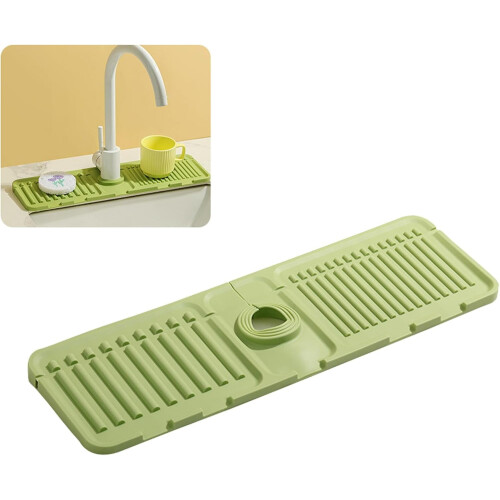 Tapis d'évier en silicone antidérapant (1 pièce)