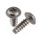 304 Stainless Steel Round Head Self-Tapping Screws 50 pcs 1