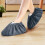 Flannel Shoe Covers Indoor Warm Washable Reusable 31cm 6