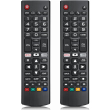Confezione da 2 telecomandi di ricambio per Smart TV.
