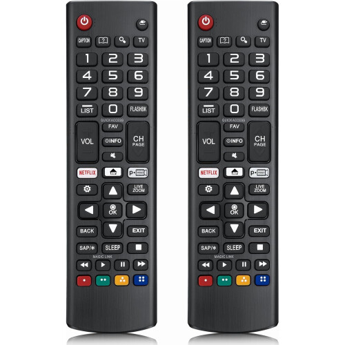 Smart TV Remote Control Replacement Pack of2