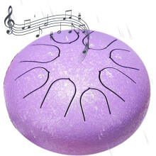 Chakra rain drum 6-inch 8-note waterproof outdoor garden