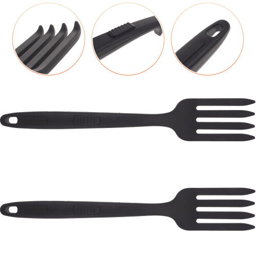 Forchetta da cucina antiaderente in silicone, 2 pezzi