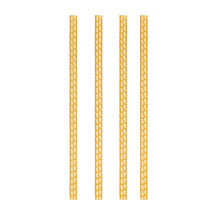 Strumento per ridimensionare gioielli, colore oro, set da 4 pezzi, 3 mm, 5 mm