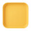 Tigela quadrada para ração de gato em polipropileno amarelo de 14 cm (5,5 polegadas) 1