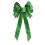 Grøn sløjfe med guldkant til St. Patricks Day, stor 1